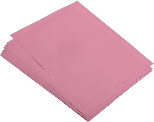 MECCANIXITY 100 Sheets Colored Copy Paper 8.5 x 11 Inch Printer Paper 80gsm Pink for Office Printing, Document Copying, Invitations, Forms, Art Projects