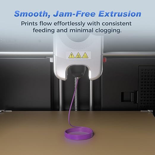 FLASHFORGE Rapid PLA Filament 1.75mm Aurora Purple, 500mm/s High Speed Printing, 3D Printer Filament 1kg Spool, Dimensional Accuracy +/- 0.02mm, Enjoy Exceptional Print Quality