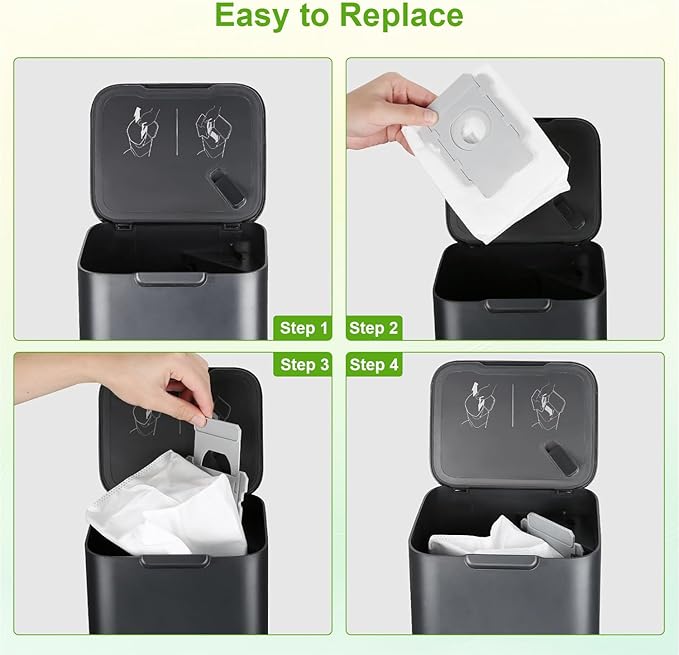APZOVO 24 Pack Vacuum Bags for iRobot Roomba i7, i7+, i8, i8+, i3, i3+, i4, i4+, i5, i5+ i6, i6+, j5, j5+, j6, j6+, j7, j7+, j8, j8+, j9, j9+, s9, s9+, Replacement Bag for Roomba i & s & j Series
