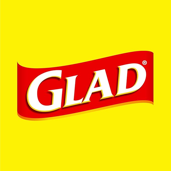 Glad Tall Kitchen Trash Bags 13 Gallon, MaxStrength Cherry Blossom Garbage Bags, Odorshield with Drawstring, 34 Count