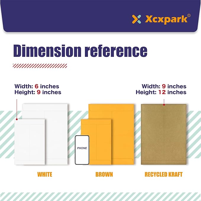 250 PCS 6x9 inches Security Catalog Envelopes Printable Self Seal Envelopes, Anti Tear brown Kraft Envelopes for Invitation Cards, Pictures, Photos, Documents