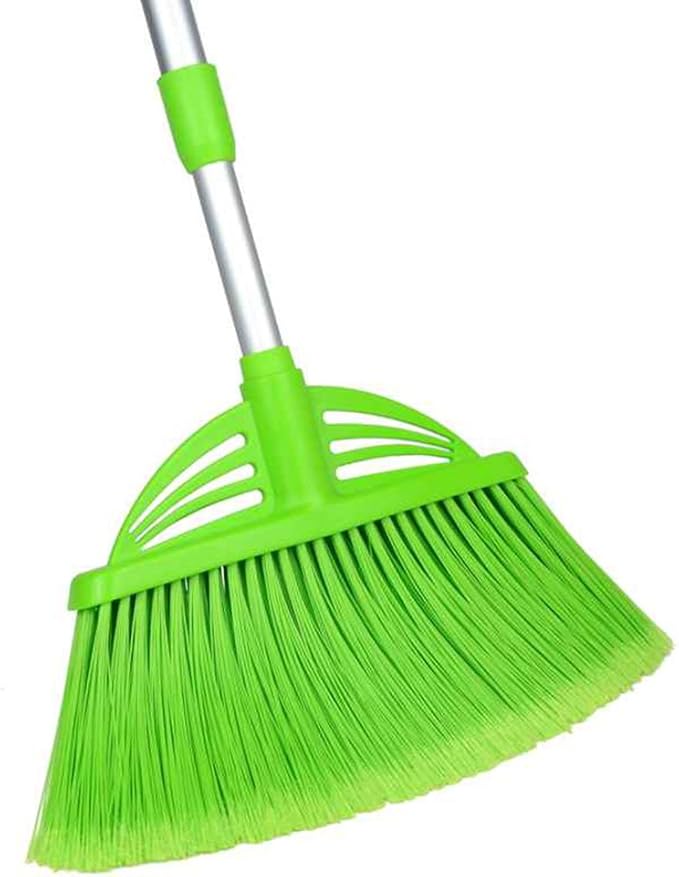 Xifando Three-Section Telescopic Aluminum Alloy Rod Long-Handled Broom