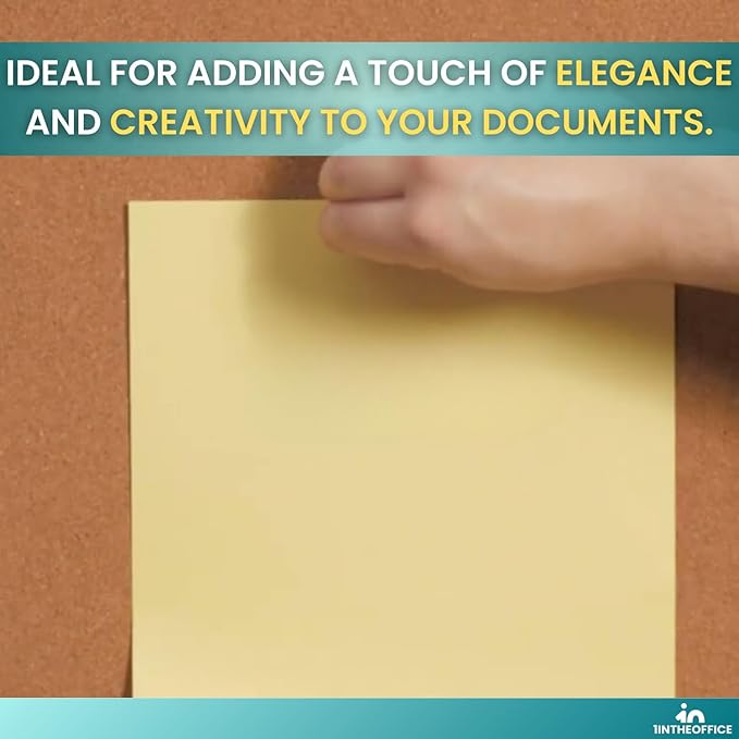 1InTheOffice Yellow Copy Paper, Yellow Colored Copy Paper, Printer Paper 8.5 x 11 inch Letter Size, 20lb Density, (500 Sheets)