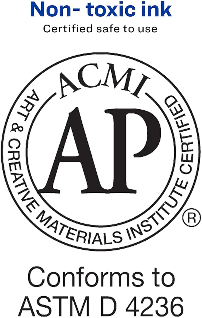 Avery 24409 Marks-A-Lot Desk-Style Dry Erase Marker, Chisel Tip, Assorted, 4/Set