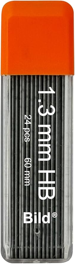 Bild Premium 1.3 mm Mechanical Pencil Lead Refills HB #2 (HB Mega, 1.3 mm)