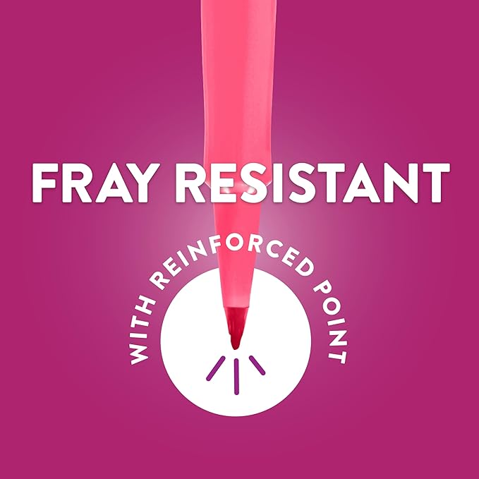 Paper Mate Felt Tip Pens, Flair Marker Pens, Medium Point, Assorted, 24 Count - Home, Office, Back to School, Teacher Supplies