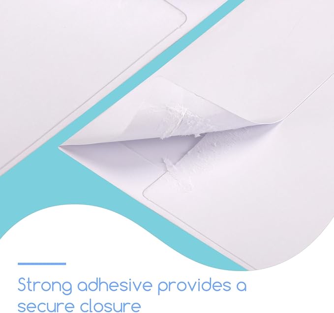 A6 Envelopes Self Seal 500 Pack - 4.75x6.5 White Invitation Envelopes Bulk for 4x6 Postcard, Wedding, RSVP, Thank You Notes, Announcements, Greeting Cards, Photos