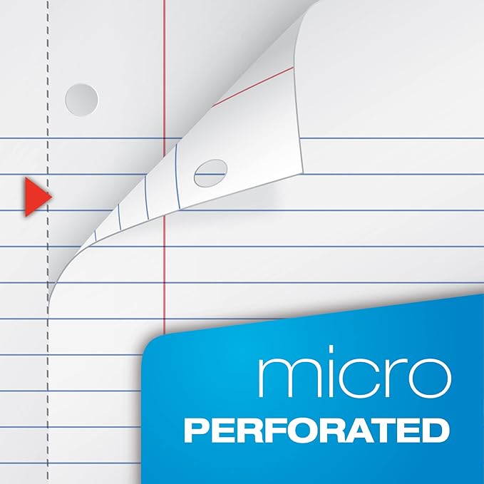 Oxford Spiral Notebooks, 6 Pack, 1 Subject, Wide Ruled Notebooks for School, 8 x 10.5 Inches, 70 Sheets, Assorted Colors, Back to School Supplies (65010)