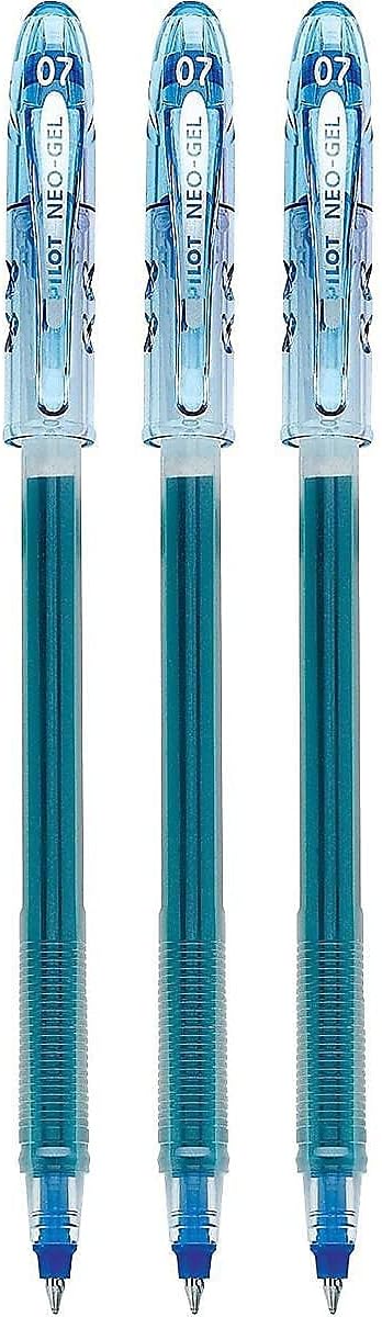 PILOT Neo-Gel Gel Pens, Fine Point, Blue Ink