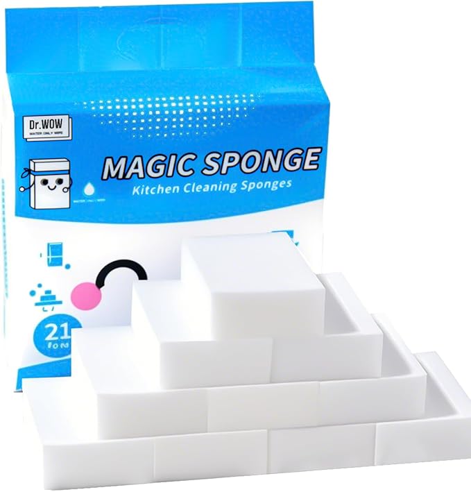 Melamine Sponges 1.18in - 21 Pack Sink, Bathtub & Tile Cleaner(Extra-Thick)