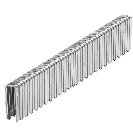 1000-Count 3/4 Inch Length 18 Gauge 1/4 Inch Narrow Crown Staples, Heavy Duty Beveled Chiseled Pointed Galvanized Staples, for Pneumatic, Electric 18GA Stapler Gun