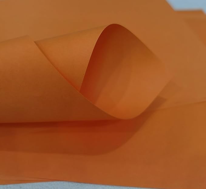 Tangerine Copy Print Paper 8.5X11 Inches,100 Sheets Rainbow A4 Printer Paper 70GSM Colored Origami Paper for Cutting DIY Kids Art Craft