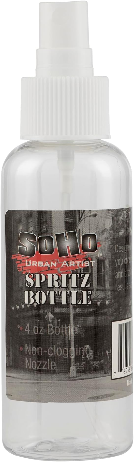 Fine Mist Spray Bottles - Artist and Craft Spray Bottles for Water, Watercolor, or Acrylics Multipack Empty Non-Clogging Nozzle - [Pack of 6-100ml Bottles]