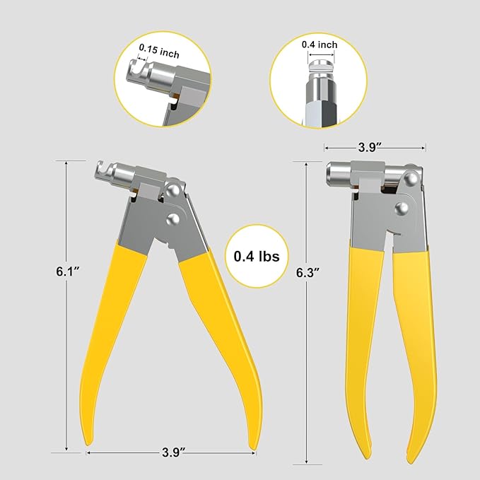 Hole Punch Pliers for Surface Mount Backbox and Junction Box, 0.4” Hole Cutting Pliers, Quick Manual Cutter