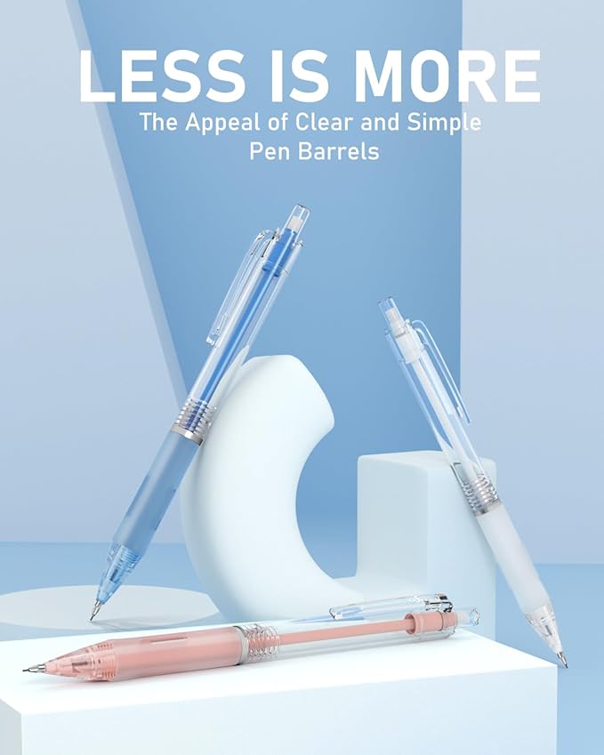 Four Candies Mechanical Pencil Set with Case, 3PCS Aesthetic Mechanical Pencils 0.5 mm with 360PCS HB Lead Refills, 12PCS Erasers, Cute Mechanical Pencils for Writing, Drawing and Sketching