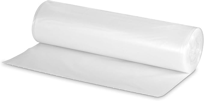Earthsense Commercial RNW4654C Can Liner, 46 x 54, 60 gal, 1.2 mil thickness, Polyethylene, Black (Pack of 100)