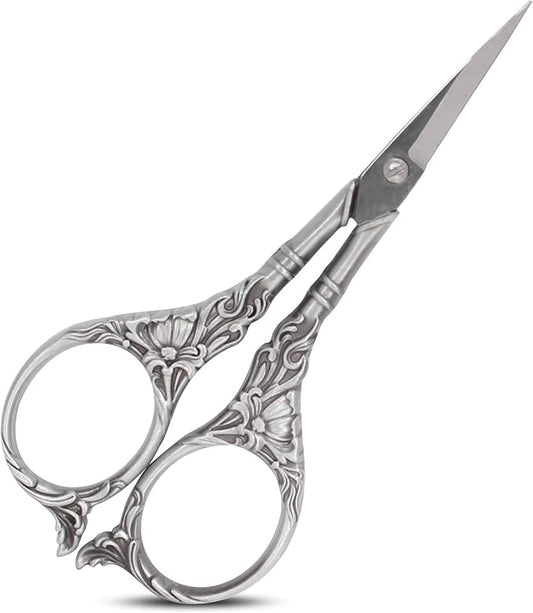 BIHRTC Embroidery Sewing Scissors Stainless Steel for Cross Stitch Cutting Threading Needlework Handcraft Craft Art Work DIY Tool