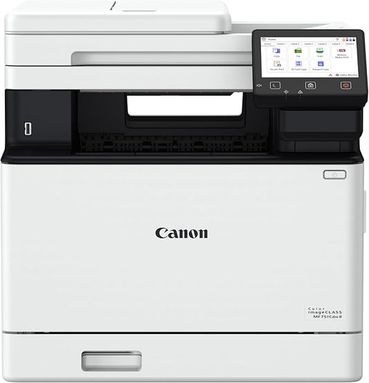Canon Color imageCLASS MF751Cdw II - Wireless Duplex Laser Printer, Multifunction with Copier, Scanner, Automatic Document Feeder, 3 Year Limited Warranty, 35 PPM