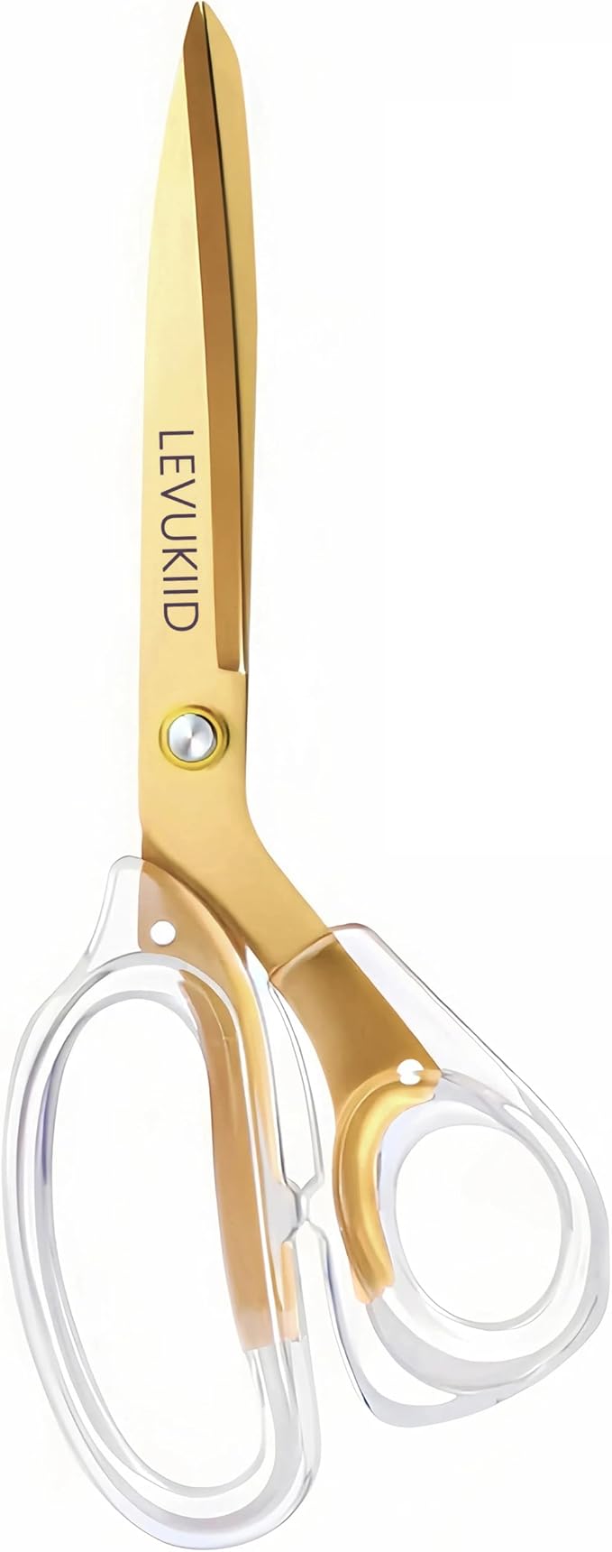 Fabric Scissors - 9 Inch Comfortable Handle All Purpose Scissors for Adults cutting,Tailor's Shears - All-Purpose Fabric, Crafting & Office & kitchen/Gold
