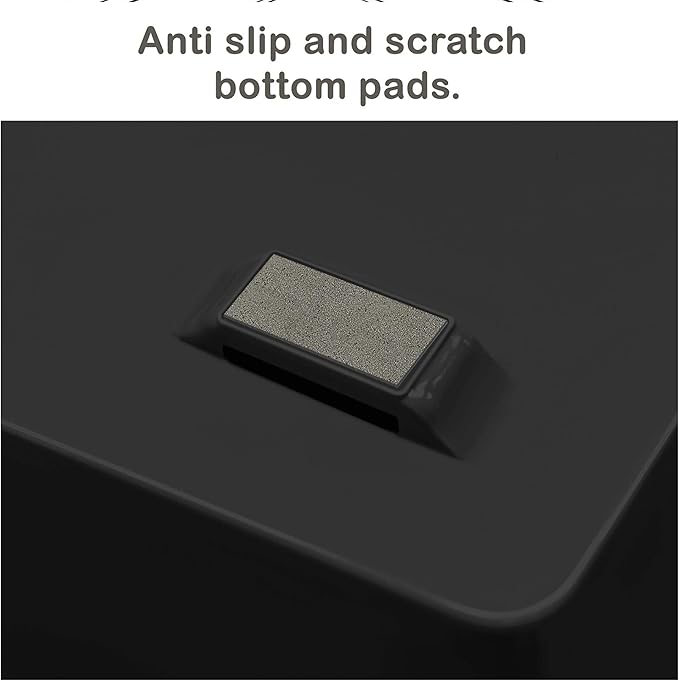 Acrimet Facility 2 Tier Letter Tray, Front Load, Letter Size/A4, Desktop File Organizer, Plastic (Black Color)