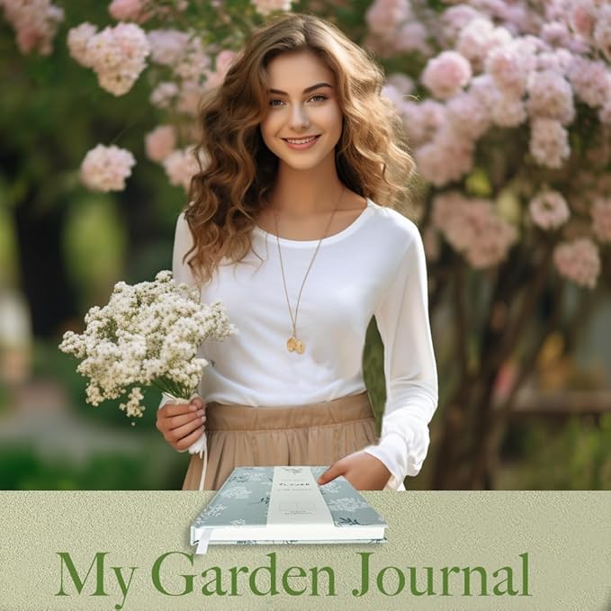 Floral Journal for women, Floret Printed Fabric Cloth Hardcover, A5, 200 Pages, 6x8 Medium Ruled Notebook, Similar Embroidered Linen Journal, Lay Flat Church Notes Notebook, Beige