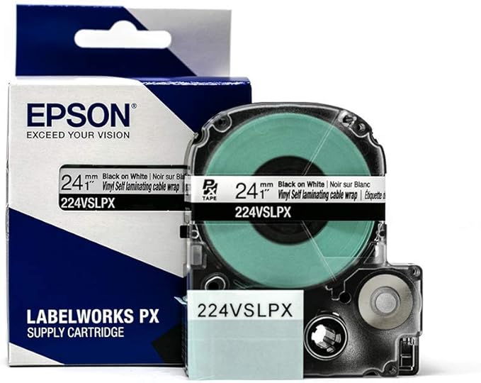 LABELWORKS Epson LW-C610PX Back to School Bundle - Label Maker and Yellow and White Label Tape
