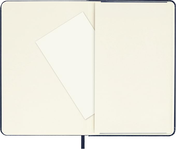 Moleskine Classic Notebook, Hard Cover, Pocket (3.5" x 5.5") Ruled/Lined, Sapphire Blue, 192 Pages