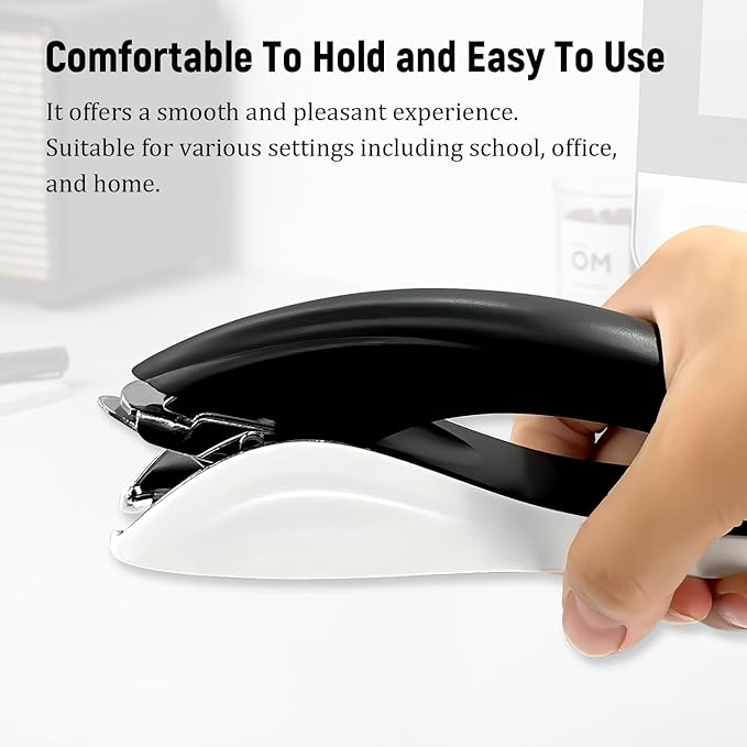 Heavy Duty Staple Remover, Professional Desktop Stapler Remover for Office & Classroom Use, Durable and Easy Staple Puller Remover Tool (White)