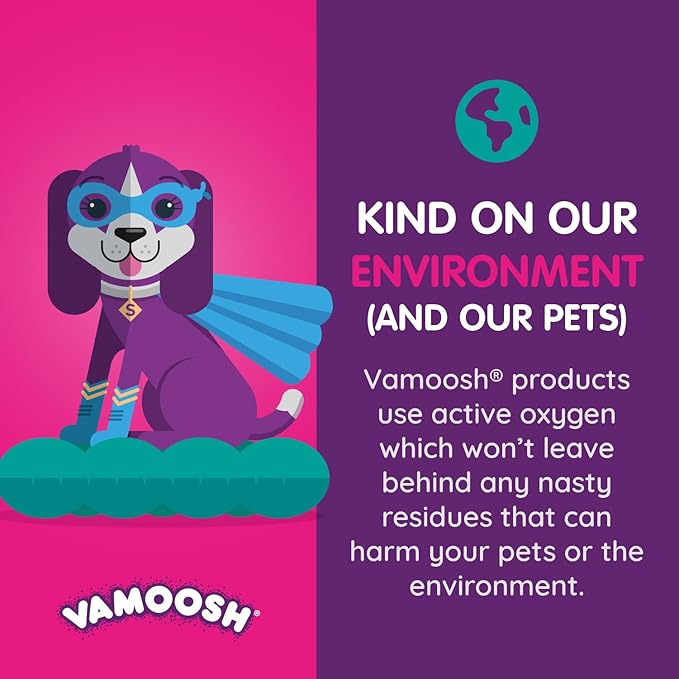 Vamoosh Pet Hair Dissolver | Pet Hair Remover for Washing Machines | Removes Odor Dissolves Dog, Cat, Animal Fur | Cleans Pet Bedding in Washing Machine | Easy to Use | 100g (Pack of 6)