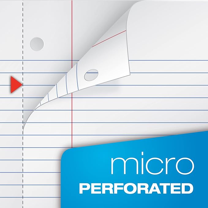 Oxford Spiral Notebooks, 3 Pack, 3 Subject, College Ruled Notebooks for School, 8 x 10.5 Inches, 120 Sheets, 2 Dividers, Assorted Colors, Back to School Supplies (65202)