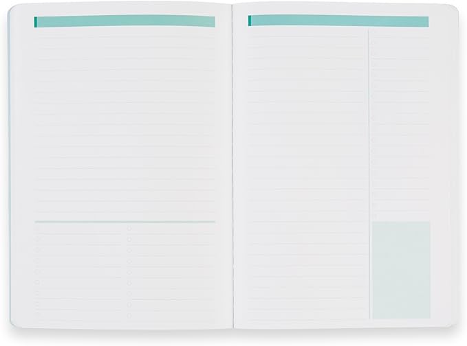 Erin Condren Productivity Petite Journal, Evolve Design, Compact Lined Notebook for List-Making, Note-Taking, To-Do Lists, Writing and Organization, Portable Softcover Journal, Evolve