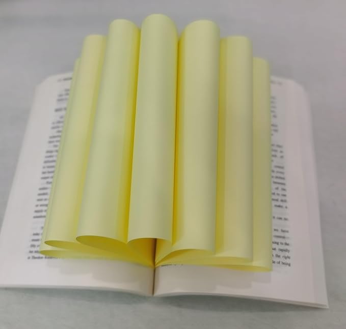 Light Yellow Copy Print Paper 8.5X11 Inches,100 Sheets Rainbow A4 Printer Paper 70GSM Colored Origami Paper for Cutting DIY Kids Art Craft