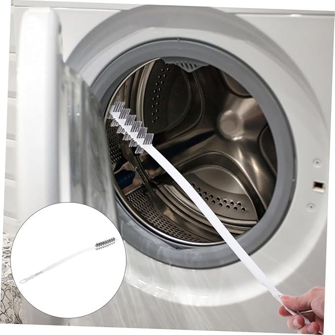 PartyKindom 2pcs Drum Washing Machine Cleaning Brush Flexible Dryer Vent Cleaner Tool for Deep Cleaning Inner Walls Crevices Material Easy to Store Compact Design