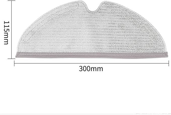 Accessory for Roborock Q7 Max/Q7 Max Plus/T8 Robot Vacuum Cleaner Replacement Part Kit Includes 1 Rubber Main Brush, 3 Dust Bag, 2 HEPA Filter, 2Mop Cloth, 2 Side Brush