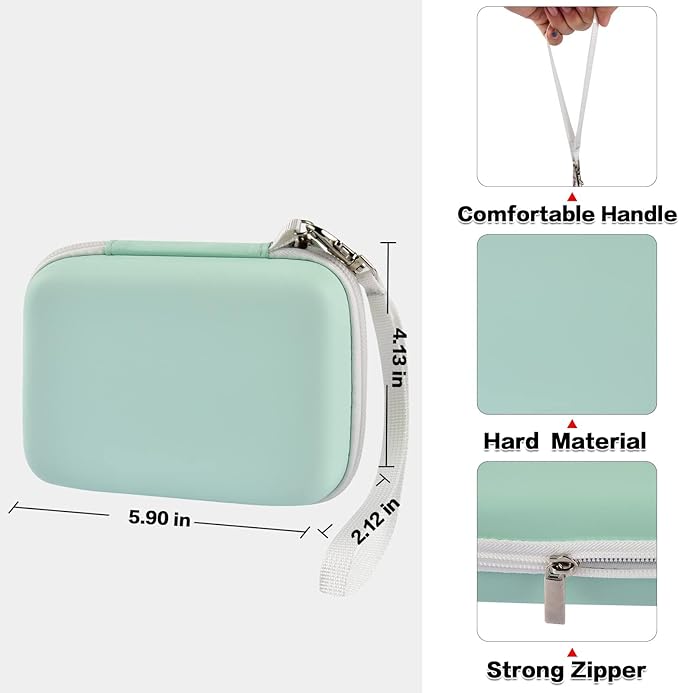 Labels Printer Case Compatible with COLORWING D30 Bluetooth Wireless Portable Labeling Printer Also for Phomemo D30 D35 for Memoking Mini Thermal Printing Sticker Storage Holder