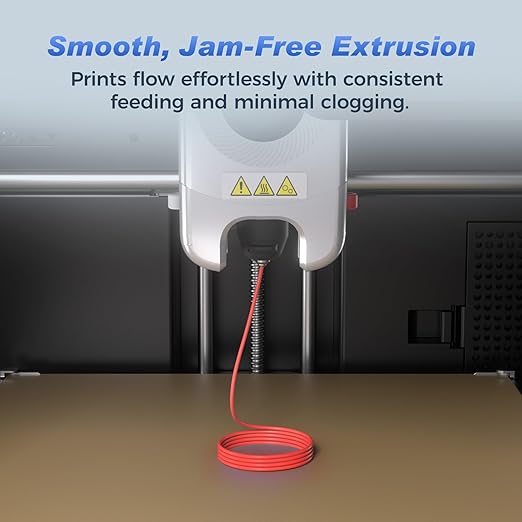 FLASHFORGE Rapid PLA Filament 1.75mm +/- 0.02mm Yellow to Pink Gradient, Max 500mm/s High Speed Printing, 3D Printer Filament 1kg(2.2lbs), Changing Colors with Light