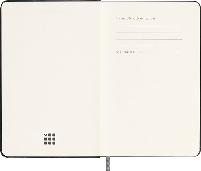 Moleskine Smart Notebook, Pocket, Ruled, Black, Hard Cover (3.5 x 5.5)