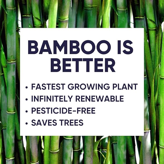 Save Trees Bamboo Facial Tissues - 4 Boxes of Eco-Friendly, 3-Ply Hypoallergenic Tissues, 90 Sheets per Box, FSC Certified, Plastic-Free Packaging, Soft & Gentle for Home Use