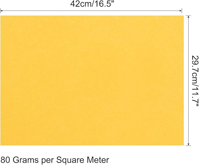 MECCANIXITY 50 Sheets Colored Copy Paper 16.5 x 11.7 Inch Printer Paper 80gsm Gold for Office Printing, Document Copying, Invitations, Forms, Art Projects