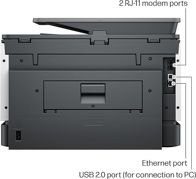 HP OfficeJet Pro 9135e Wireless All-in-One Color Inkjet Printer, Print, scan, copy, fax, ADF, Duplex printing best-for-office, 3 month Instant Ink trial included, AI-enabled (404M0A)