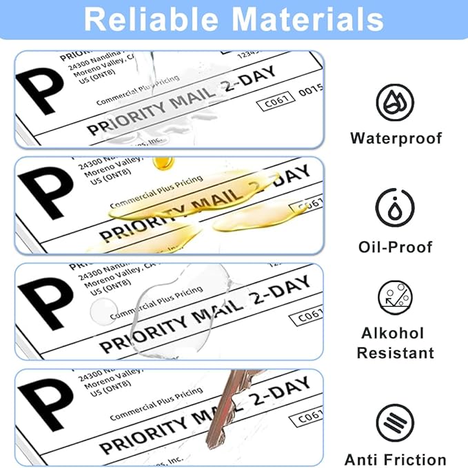 Shipping Thermal Labels 4x6, Pack of 12000 Perforated 4x6 Shipping Label Papers, FanFold Thermal Printer Labels, Sticker Labels to Write on, Permanent Strong Adhesive, Commercial Grade