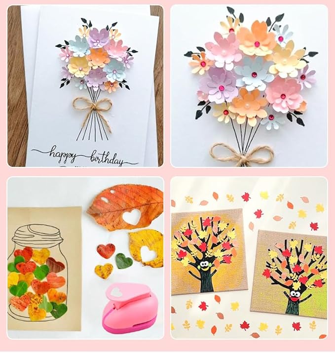 150 Pcs Card Making Supplies For Adults Kids,DIY Card Making Kit with Cutting Mat,Control Knife,Hole Punch,Blank Greeting Cards and Envelopes-Giftable DIY Greeting Card Set-Happy Birthday Christmas