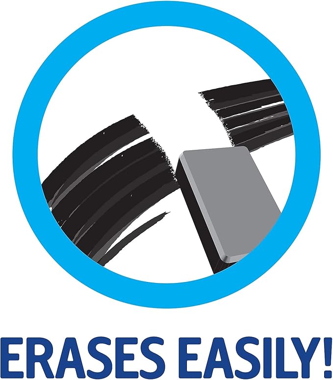 Avery 24409 Marks-A-Lot Desk-Style Dry Erase Marker, Chisel Tip, Assorted, 4/Set