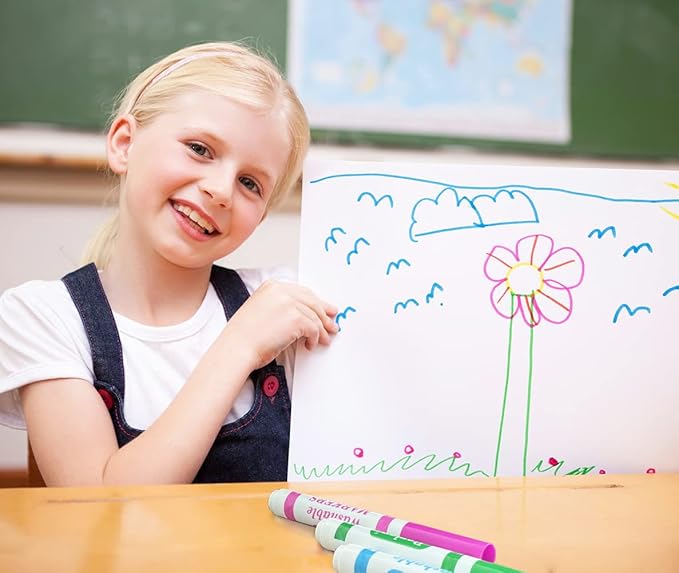 Rarlan Washable Markers Bulk, Markers for Kids, Classpack, 12 Colors,12 Boxes, 144 Count