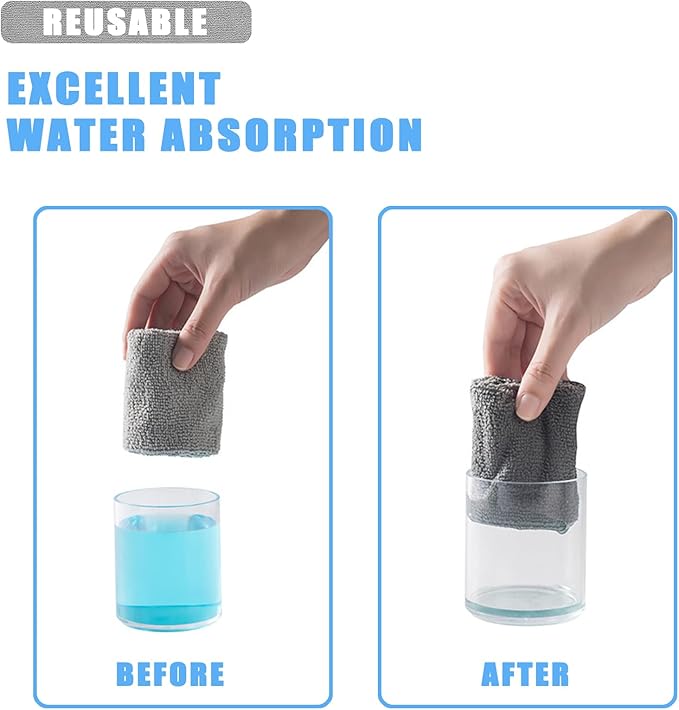 Retractable Gap Dust Cleaner, 40” Flat Cleaner with Hanging Hook, Bendable and Detachable Head Microfiber Duster, Washable Dust Brush for Home, AC, Car and Hard-to-Reach Corners, Containing 2 Clothes