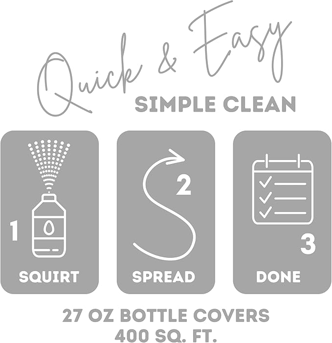 Quick Shine Multi Surface Floor Cleaner & Floor Polish w/Clean Shine Technology 2-27oz Bottles | Use on Hardwood, Laminate, Luxury Vinyl Plank, Tile & Stone | Safer Choice Formulas