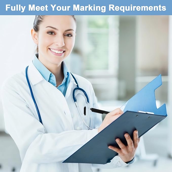 WY WENYUAN Pens Bulk, 30-Pack Black Ballpoint Pens (1.0mm Medium Point) - Smooth Writing No-Smear Click-Type Bulk Pens for School,Corporate,Journals