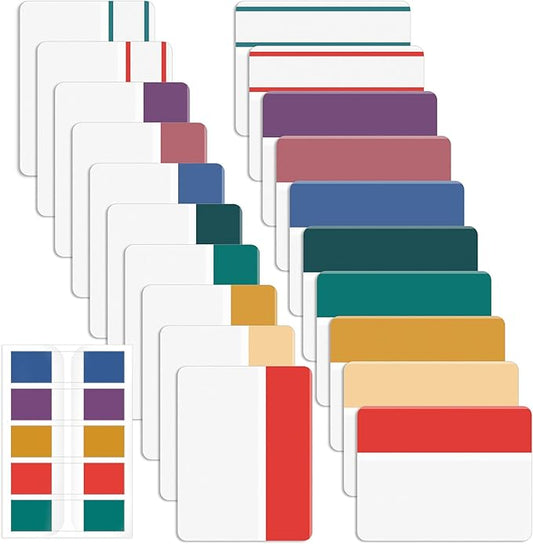 Mr. Pen- Sticky Index Tabs, 500 Pcs, 21 Sets, Colorful Sticky Tabs for Notebooks, Page Markers, Page Tabs for Binders, Page Tabs Sticky Tabs for Books, Notebook Tabs, Book Sticky Tabs for Notebooks