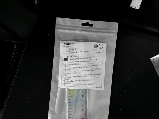 2Pcs Soft Flexible Ruler, Mabor 6Inch Bendable Ruler Plastic Bend Ruler with Centimeters and Inches Colorful Straight Ruler for Kids Student Home School Office Supplies