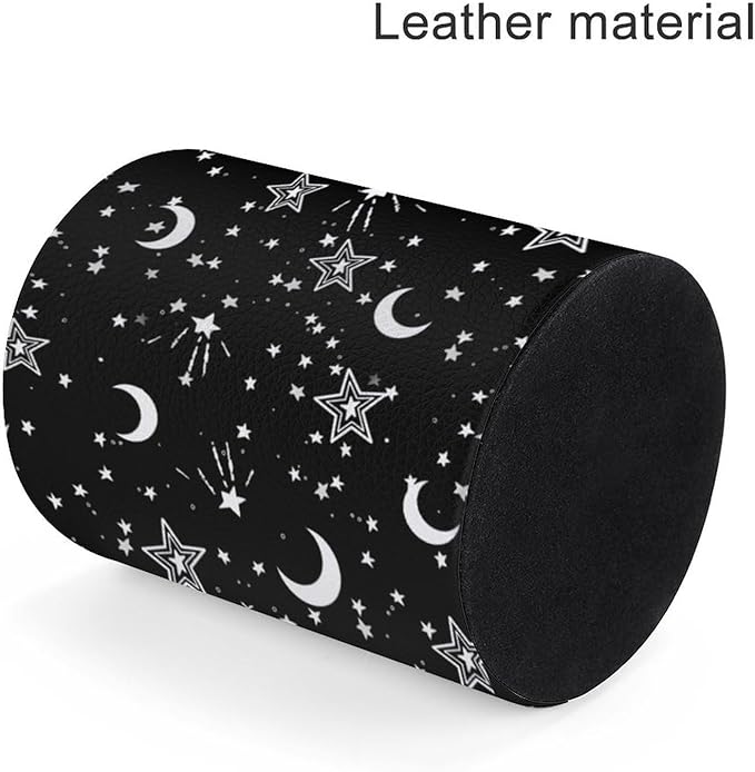 Star Moon Pen Holder Pencil Organizer Cute Pencil Cup Desk Decor Makeup Brush Holder PU Multifunctional Office Suppliesfor Home Classroom School